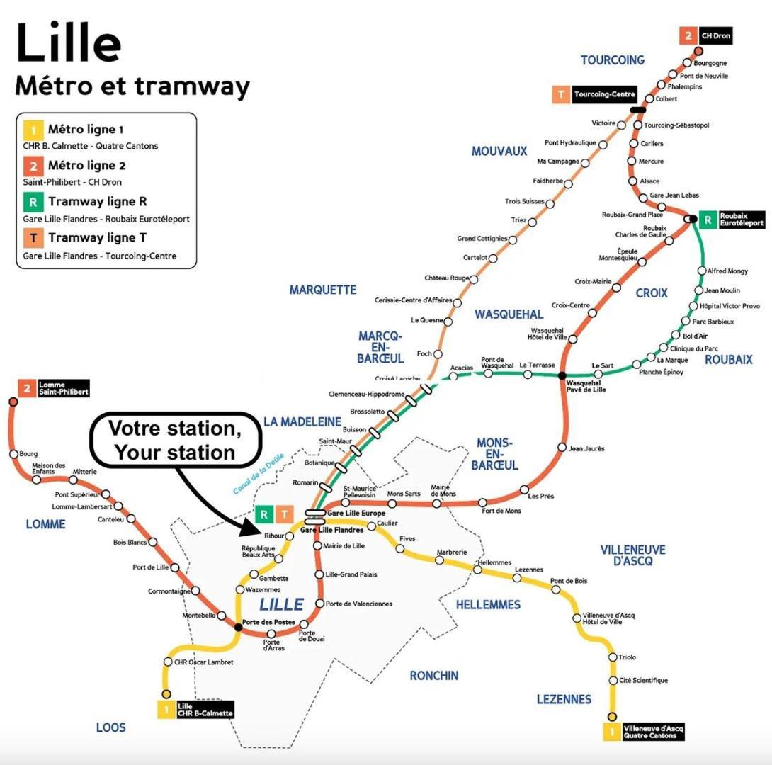 Apartament Vieux Lille Triplex De 100 M2 Zewnętrze zdjęcie